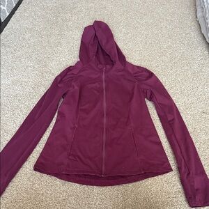 Plum/purple Hooded Jacket